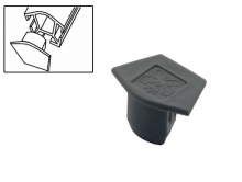 Заглушка пластмассовая серая