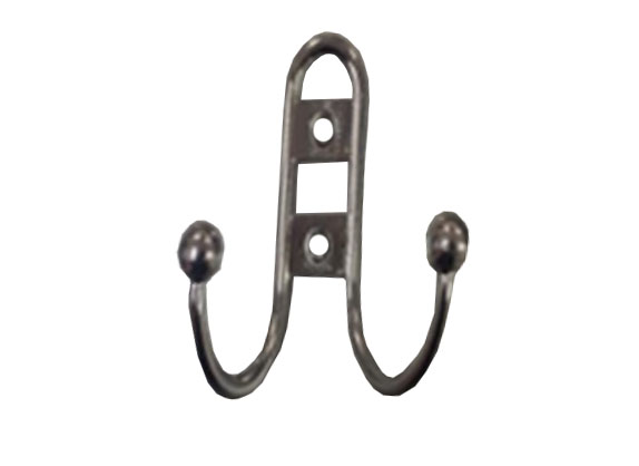 Крючок 004 - 2-х рожковый, золото