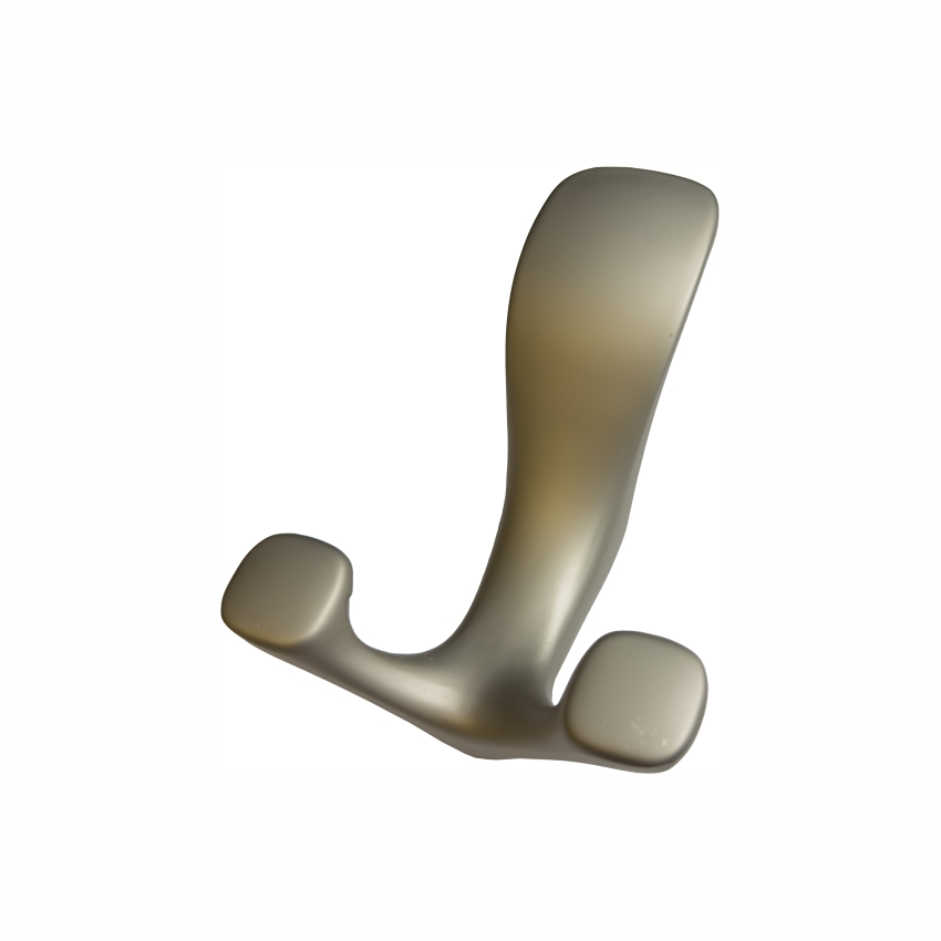 Крючок 024 - 3-х рожковый, матовый хром  RIFF