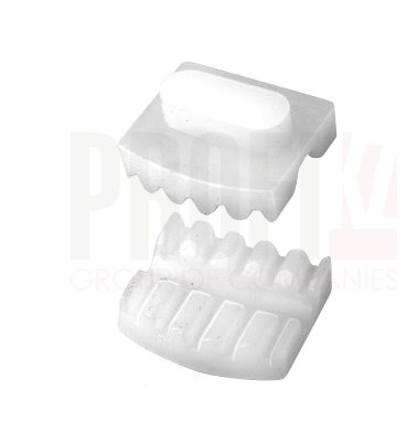 Уплотнитель для стекла / решетки белый RIFF