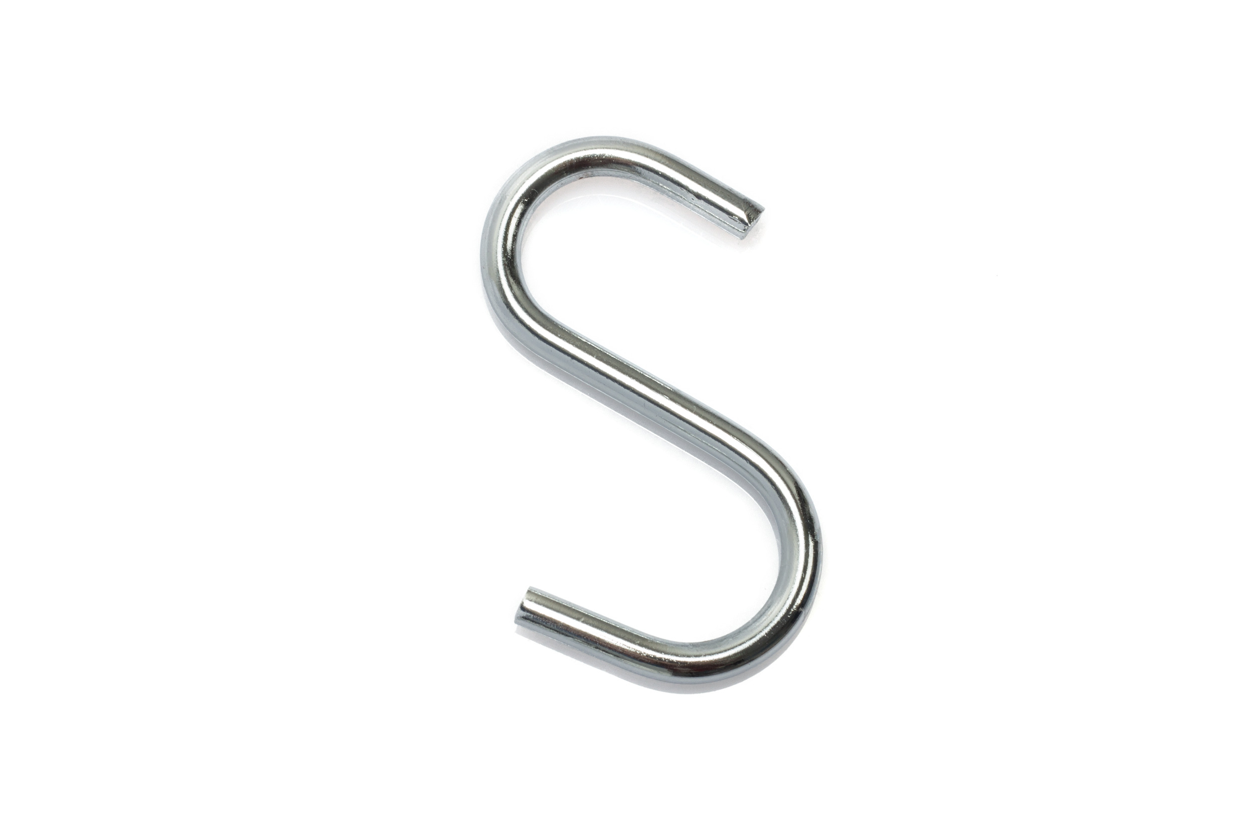 Крючок S-образный для трубы D=25 хром RIFF
