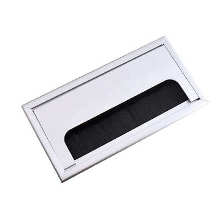 Пропуск для кабеля 80х160 Sonnig /Серебро