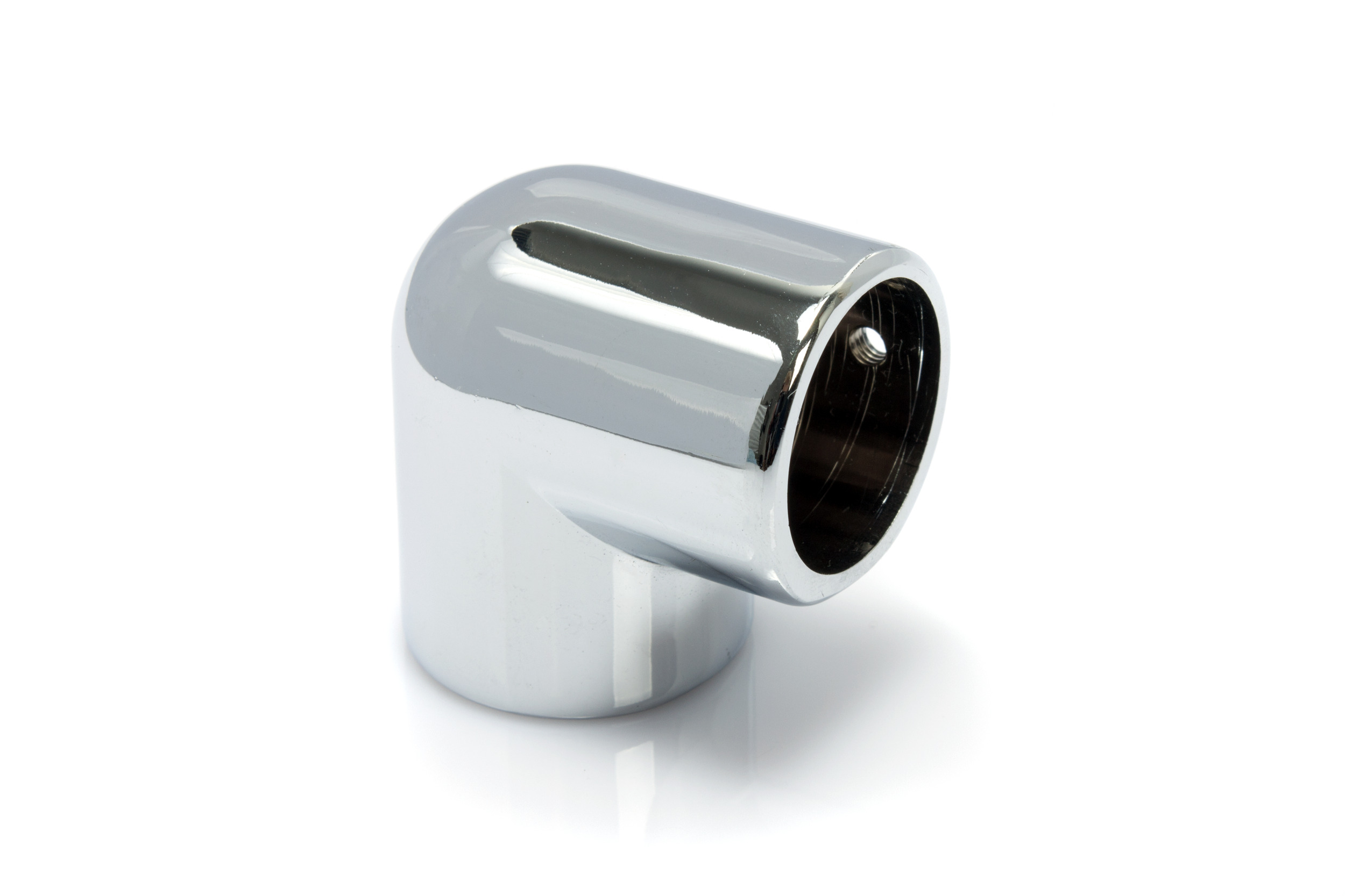 Угол для 2-х труб D=25 хром RIFF