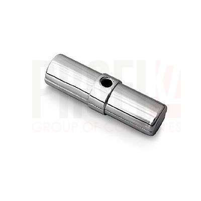 Соединитель 2-х труб с кольцом D=25 хром RIFF