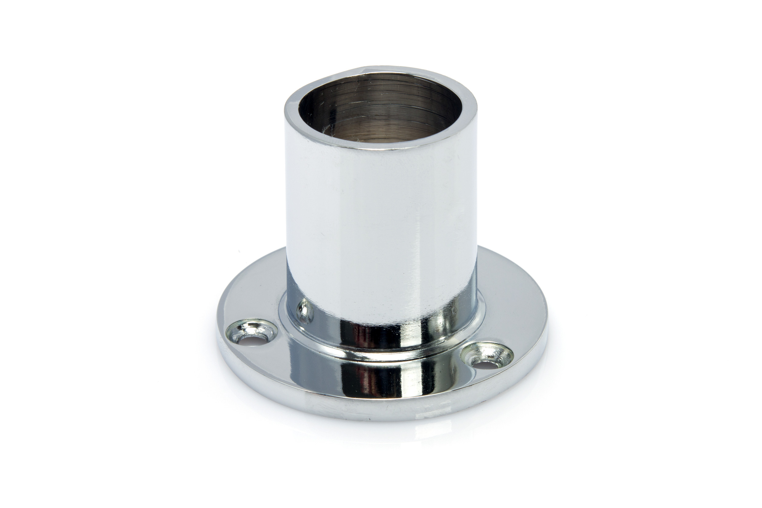 Флянец высокий D=25 хром RIFF