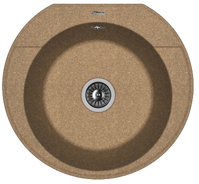 Мойка "Эльба" 555*510*217мм коричневый