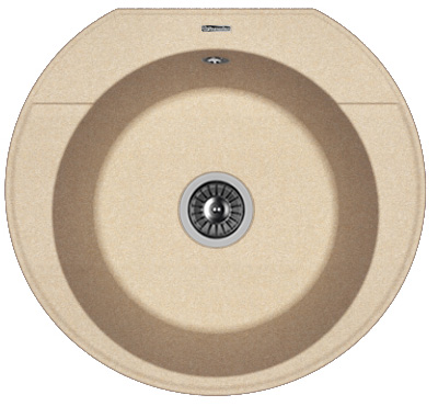 Мойка "Эльба" 555*510*217мм песочный