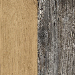 Стеновая панель для кухни 4100*640*8мм Дикий дуб натуральный/Сосна пасадена