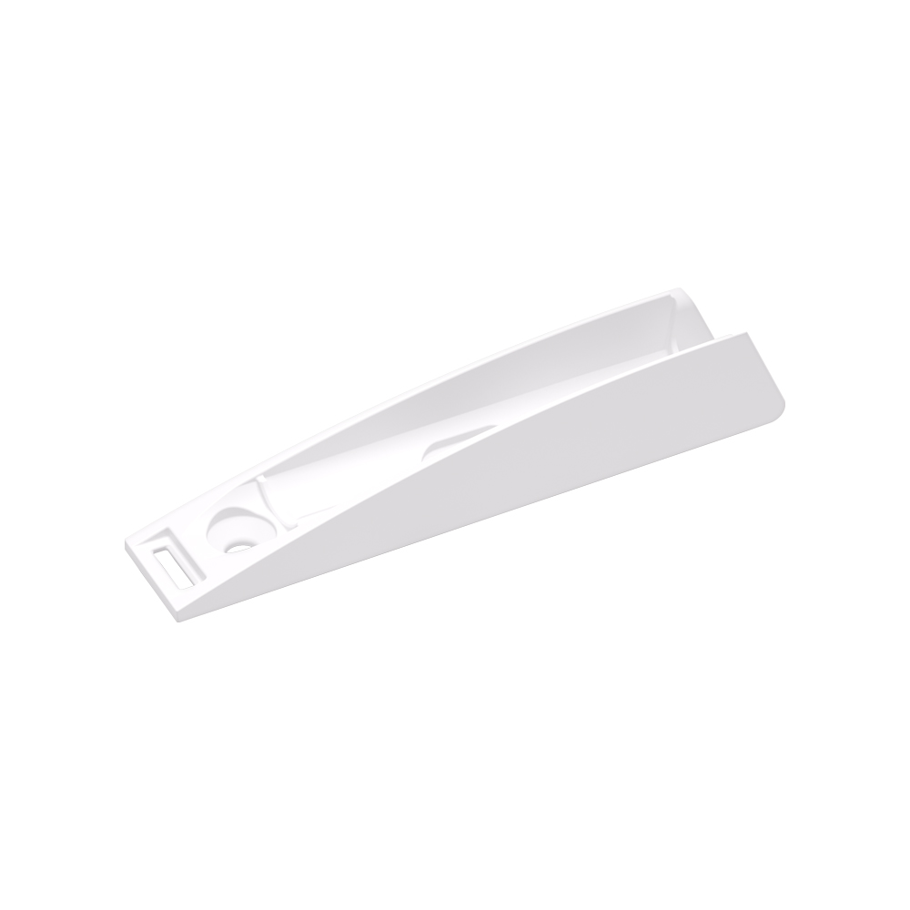 Держатель толкателя врезного, длинного 37мм, белый