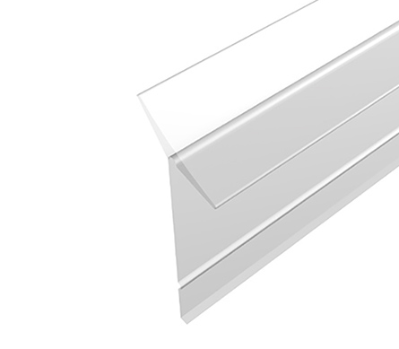 Плинтус уплотнительный силиконовый прозрачный 4,2м