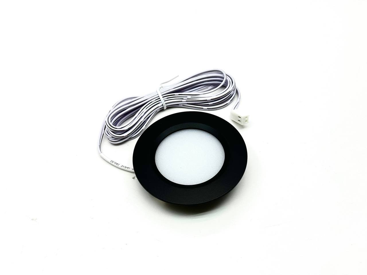 Светильник светодиодный врезной круглый Sonnig Loca /Чёрный/3000К/Тёплый белый свет/D=68мм