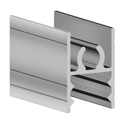 Верхняя планка L=6м серебро