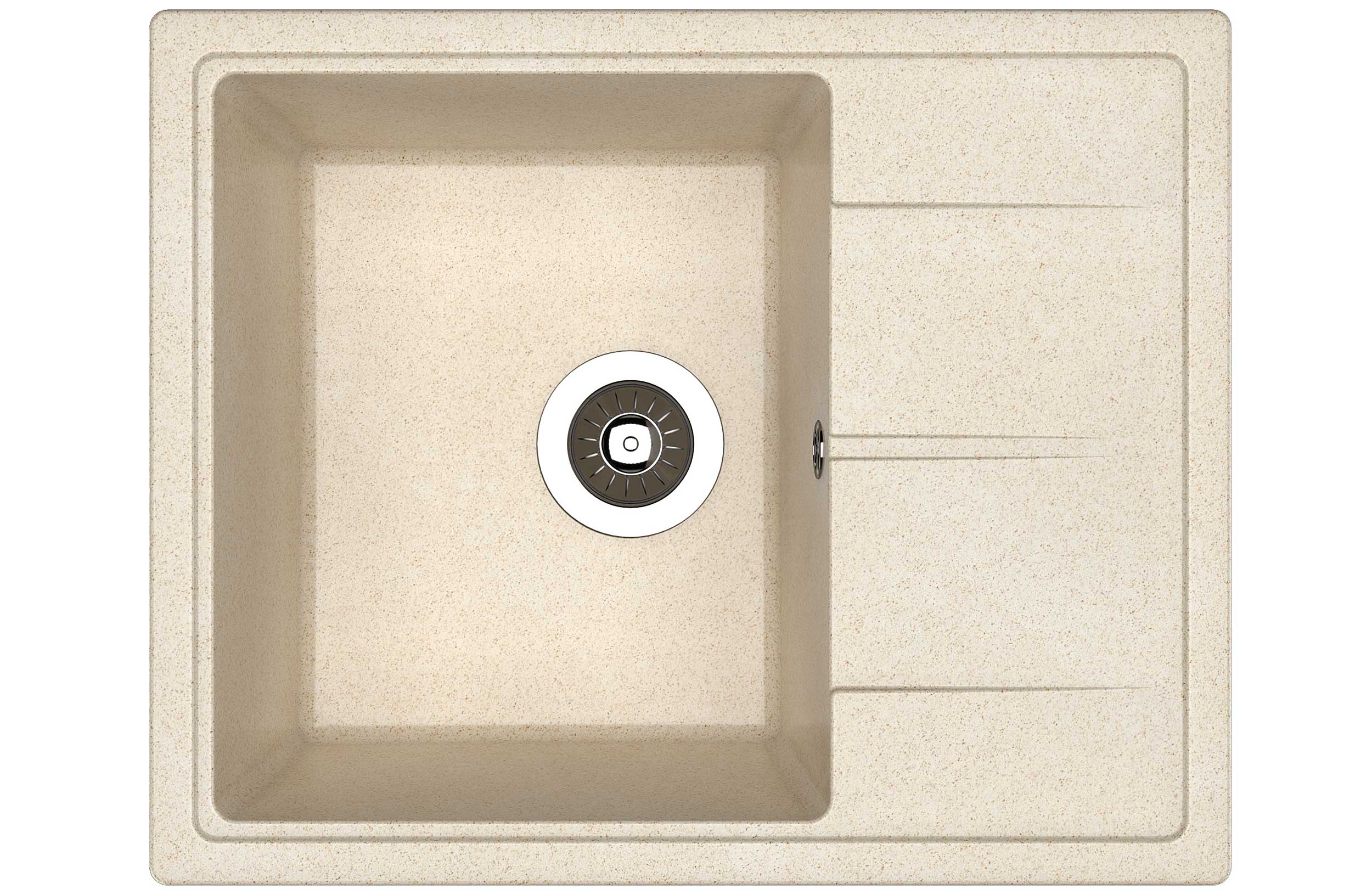 Мойка "Ника" 580*510*217мм латте