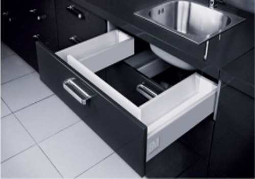 Ящик выдвижной под мойку L=500 с U выемкой GTV