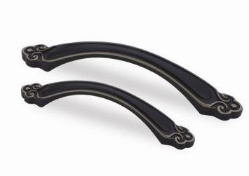 Ручка-скоба 454-096, латунь патина глянец RIFF