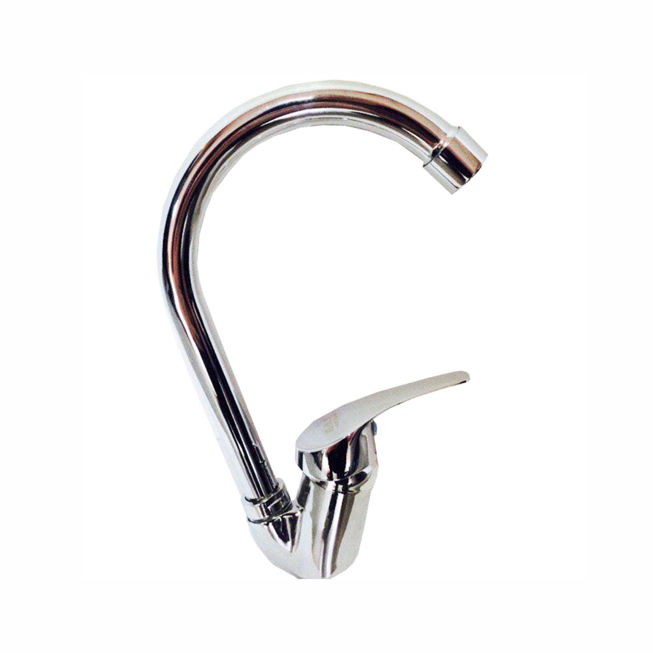 Смеситель для кухни дуга, хром