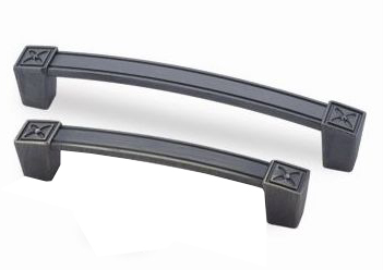 Ручка-скоба 417-128, латунь матовая RIFF