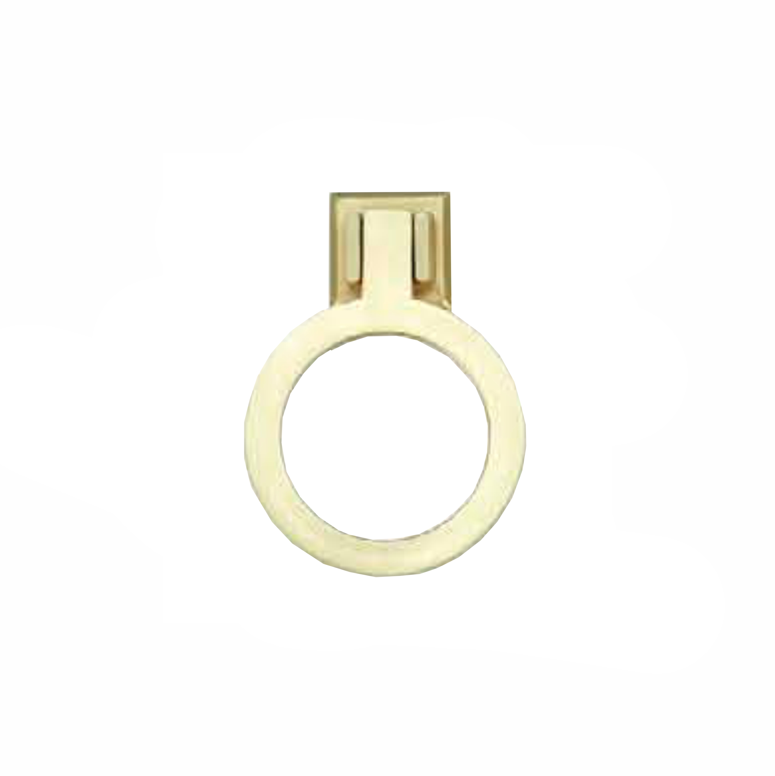 Ручка-серьга 525, латунь