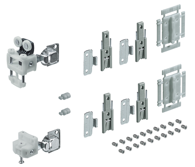 Комплект для 1 двери (12 кг). с 2мя створками WingLine L Push to move, правый