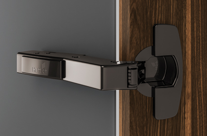 Петля Sensys 8639I черный обсидиан, угловая 45° (B-2) с доводчиком под шуруп 95°