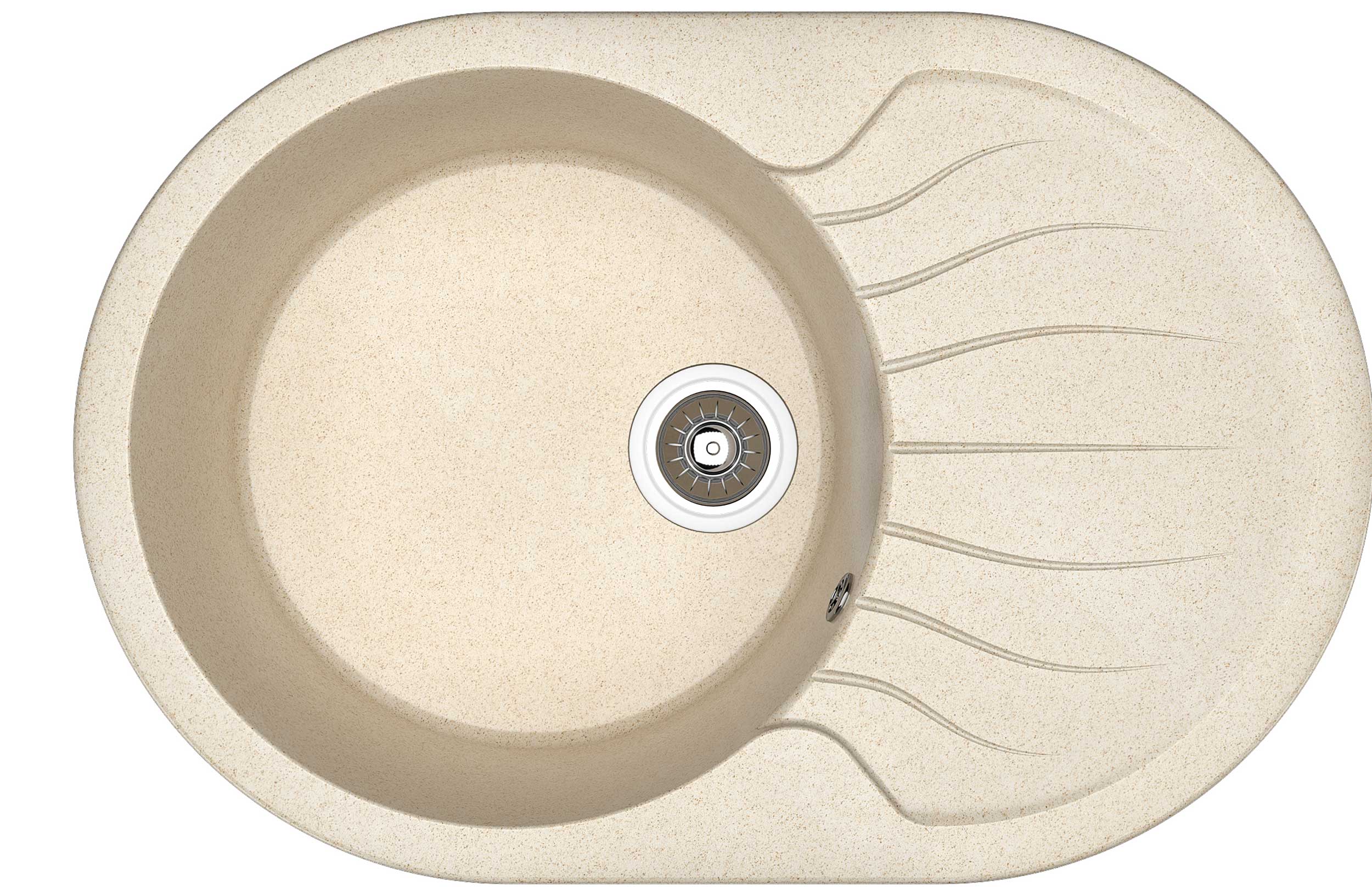 Мойка "Берта" 760*510*217мм латте