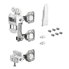 Комплект для 1 двери (25 кг). с 2мя створками WingLine L Push to move, правый, белый