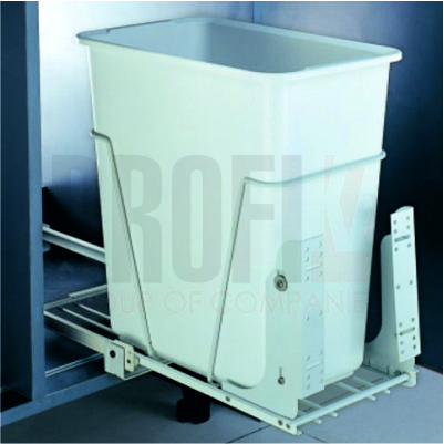 Корзина для мусора с креплением фасада, нижняя база D560*W265*H405 RIFF
