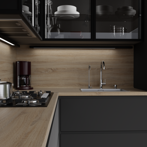 Столешница  3050*600*26 Дуб сонома светлый