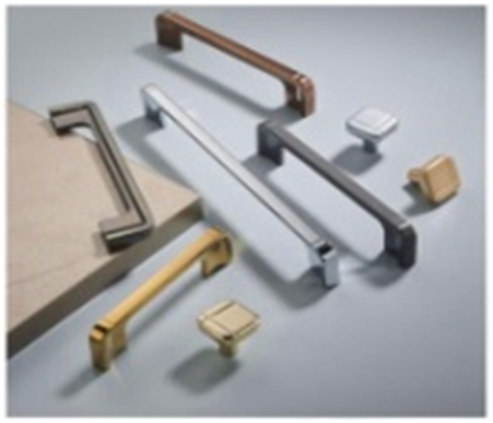 Ручка-скоба 546-128, жемчужно-серый RIFF