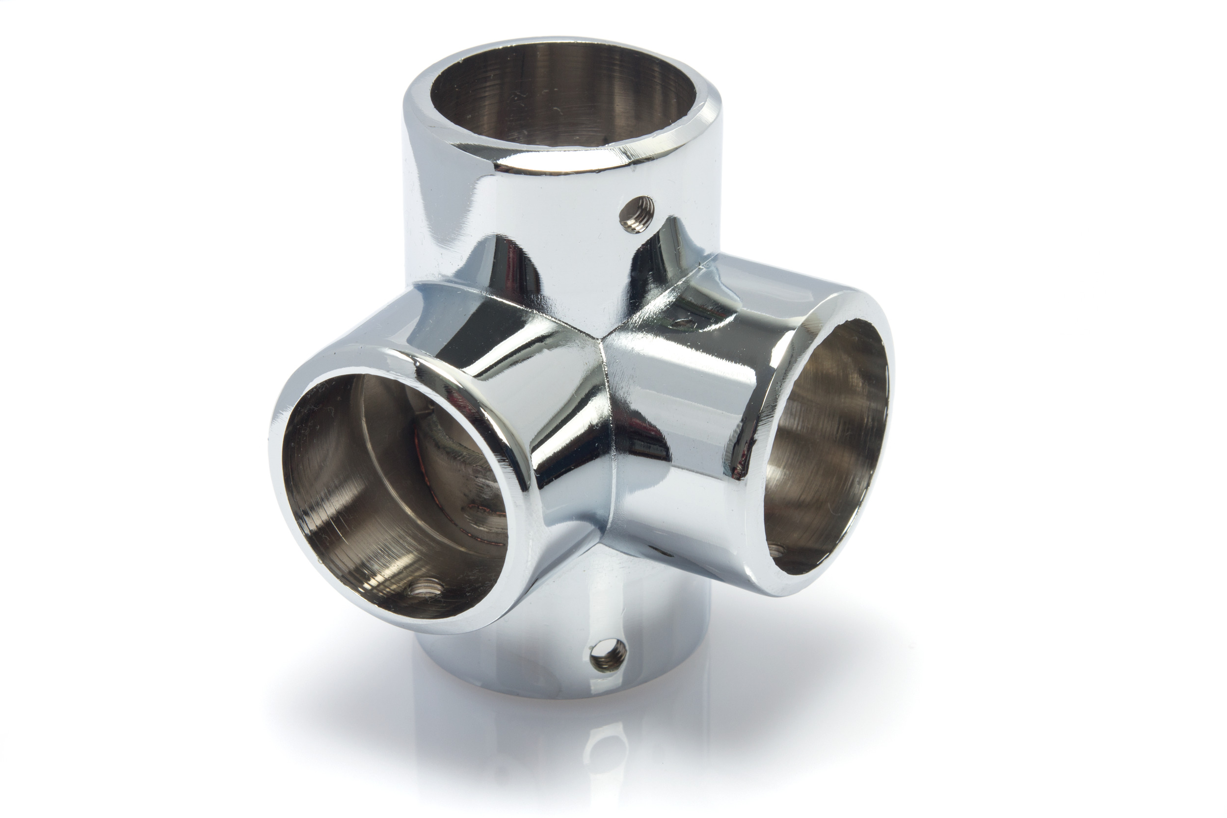 Угол для 4-х труб D=25 хром RIFF