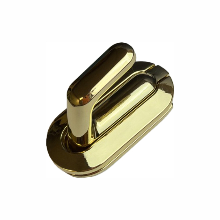 Крючок 038 - однорожковый, золото глянец