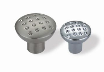 Ручка-кнопка 203-028, хром RIFF