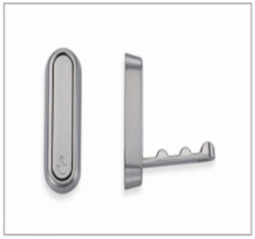 Крючок 034 - однорожковый, черный матовый RIFF