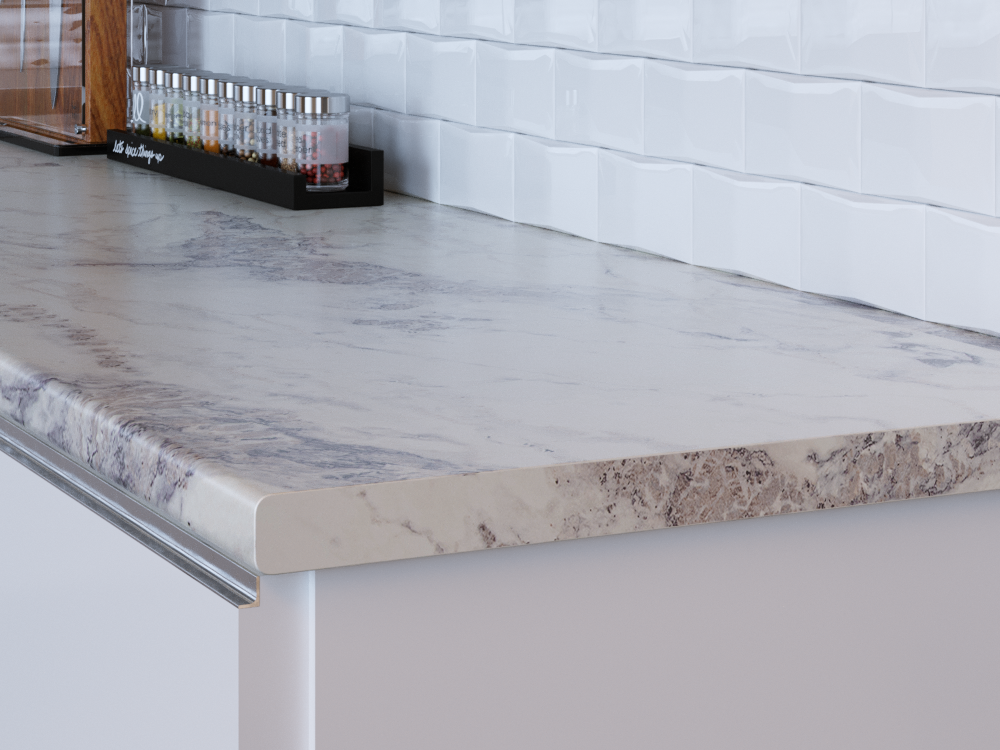 Столешница  3050*600*27 Мрамор греческий