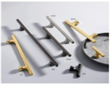 Ручка-скоба 548-128, жемчужно-серый RIFF