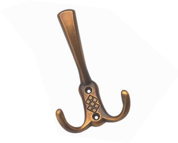 Крючок 017 - 3-х рожковый, античное железо RIFF