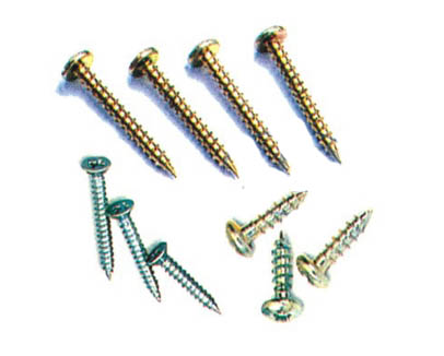 Шуруп 4*25 по дереву желтый