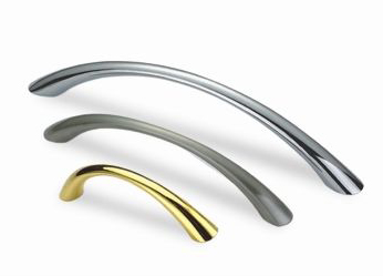 Ручка-скоба 244-128, матовый хром RIFF