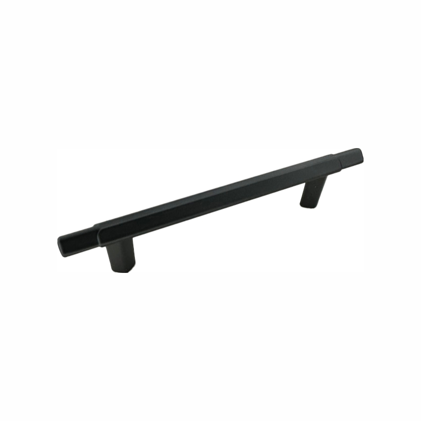 Ручка-скоба 547-192, матовый черный RIFF