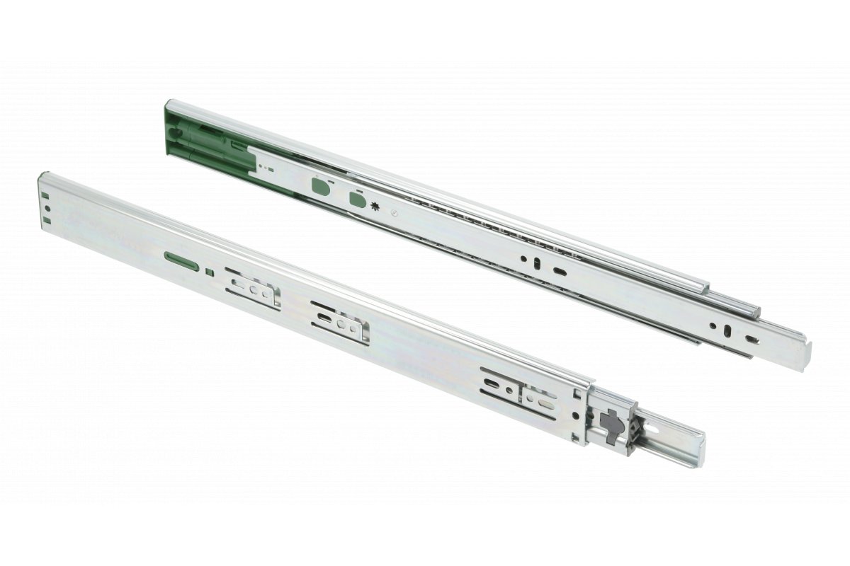 Направляющие шариковые полного выдвижения PUSH TO OPEN с доводчиком 45*350 GTV