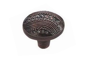 Ручка-кнопка 480, медь патина глянец RIFF