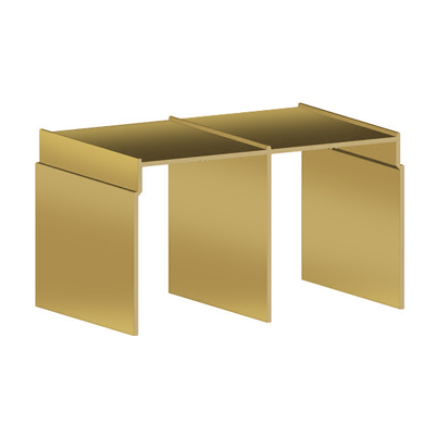 Направляющая верхняя L=6м светлое золото