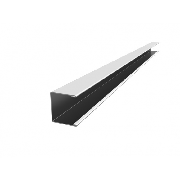 Профиль торцевой белый H=100мм