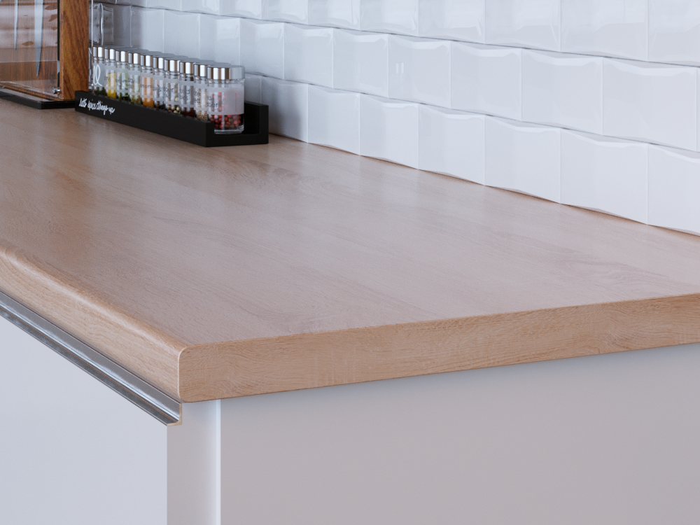 Столешница  4100*600*40 Дуб сонома светлый