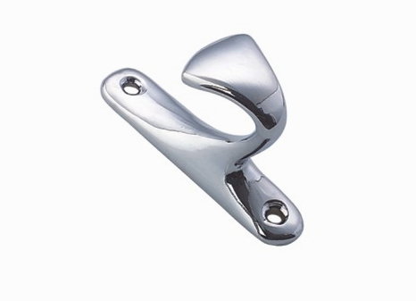 Крючок 016 - однорожковый, хром