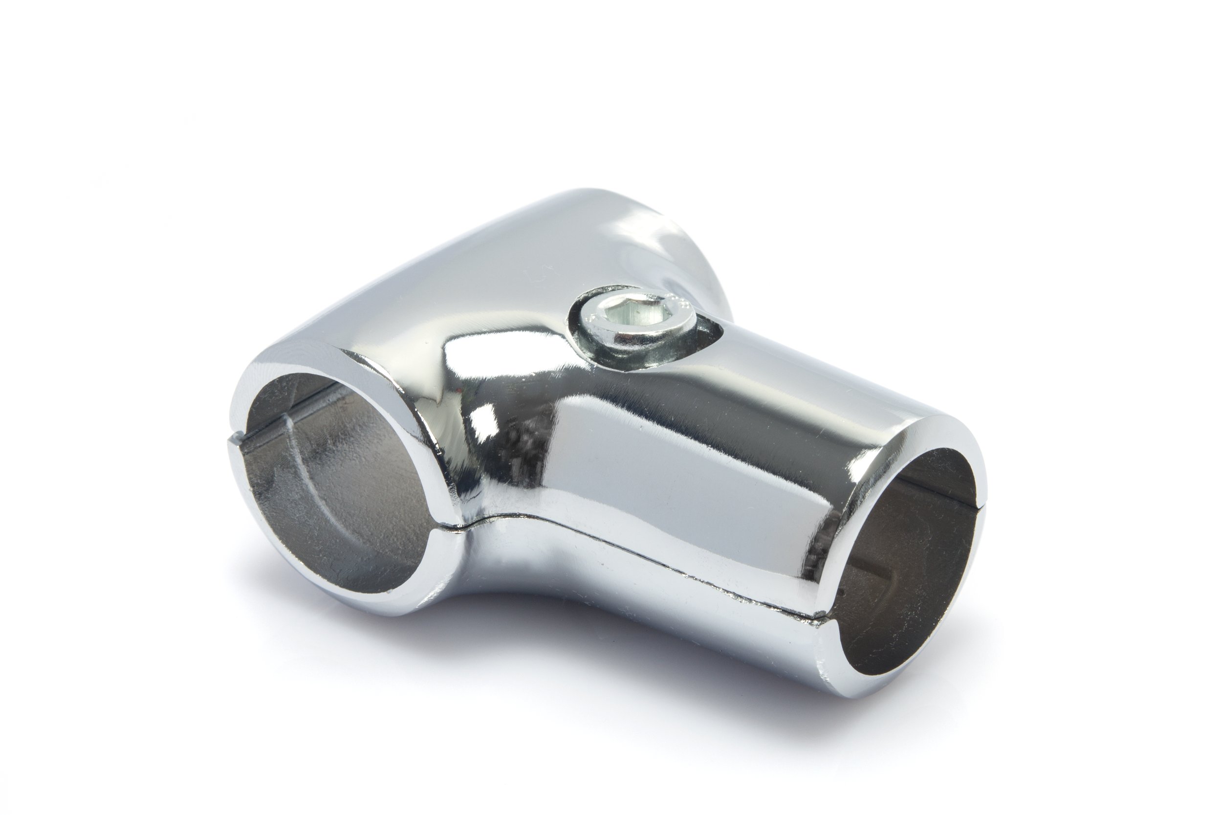 Держатель Т-образный для 2-х труб D=25 хром RIFF