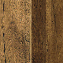 Стеновая панель для кухни 4100*640*8мм Дуб хантон светлый/Дуб хантон тёмный