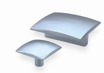 Ручка-кнопка 464-040, матовый хром RIFF