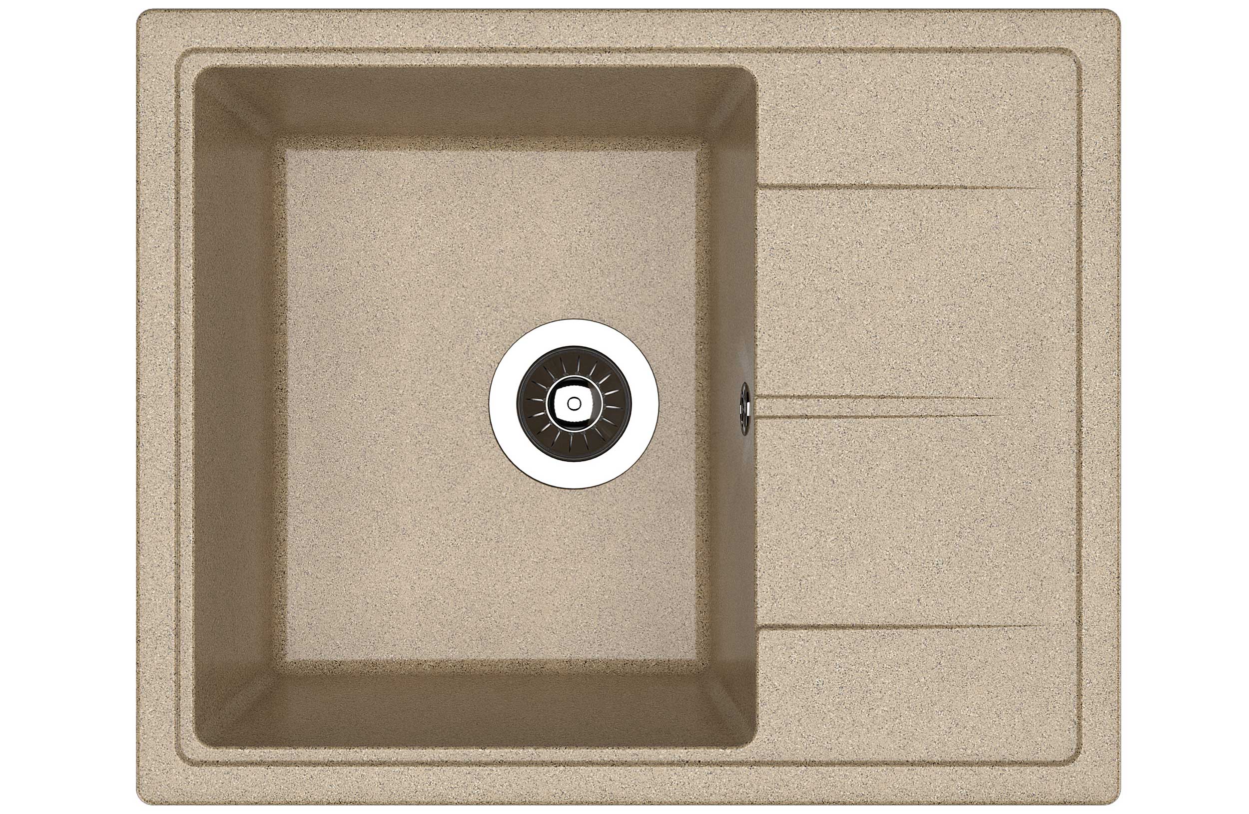 Мойка "Ника" 580*510*217мм терра