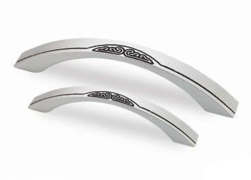 Ручка-скоба 452-096, белый/золото RIFF